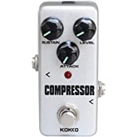 KOKKO - Pedal de compresor para guitarra- mini procesador- totalmente analógico- circuito universal para guitarra y bajo…